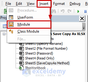 How to Save a Copy as XLSX Using Excel VBA (5 Suitable Ways)