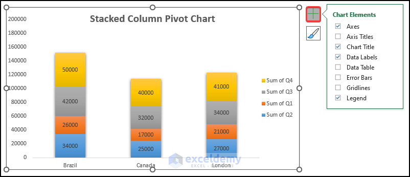 add chart element