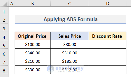 Calculate Discount Rate for Non Compounding Interest in Excel