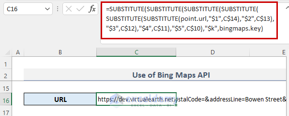 Use Bing Maps API Key to Calculate Travel Time Between Two Cities