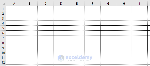Change Gridlines to Dash in Excel