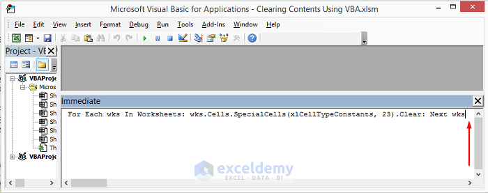 Clear Contents from Workbook Without Removing Formulas Using Excel VBA