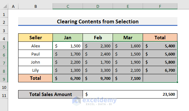 Insert VBA to Remove Contents from Selection Without Erasing Formulas