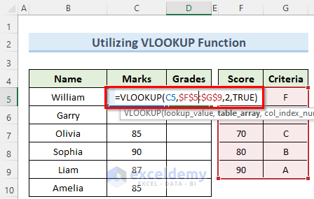 how to compute grades in excel