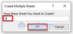how to create multiple sheets in excel with same format