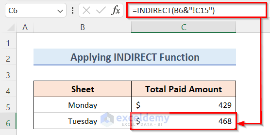 Referencing Other Sheet Value to Make Summary in Excel from Different Sheets