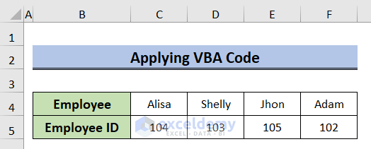 applying vba code for horizontal data to paste in reverse order in excel