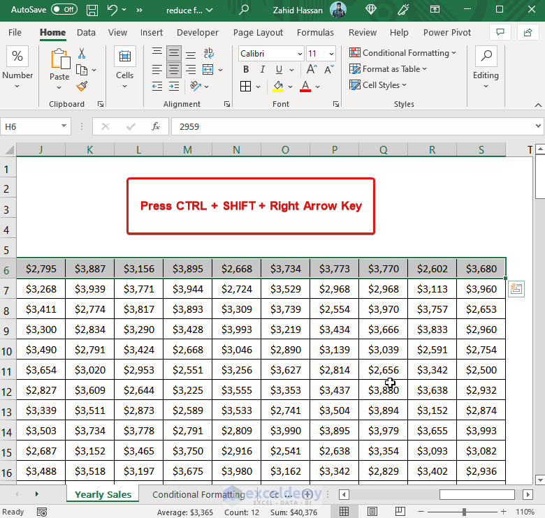 how to reduce excel file size without deleting data Removing Unnecessary Rows and Columns