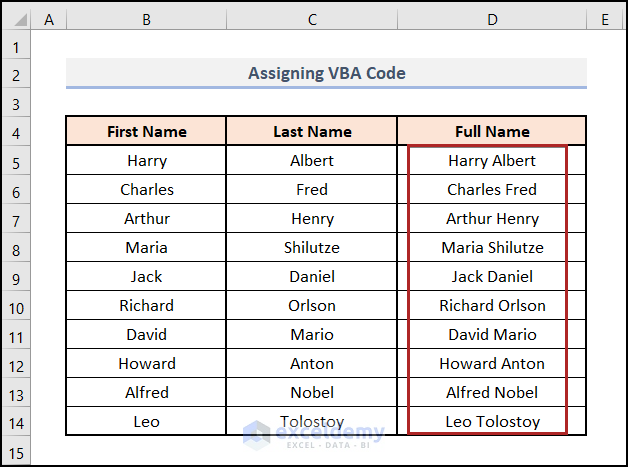 Assigning VBA Code to Reverse Text to Columns in Excel