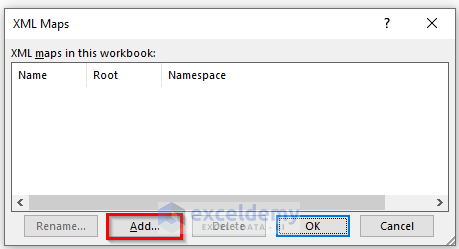 Opening XML Source Panel