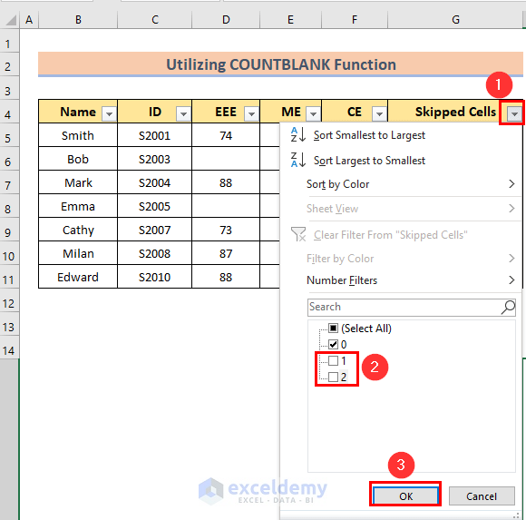 Using the Text Filters to Skip Cells in Excel Formula