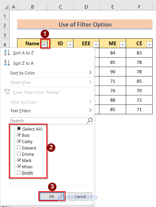 Using the Text Filters to Skip Cells in Excel Formula