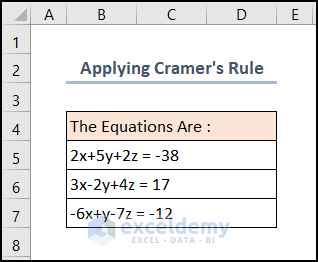 How to Solve Algebraic Equations with Multiple Variables