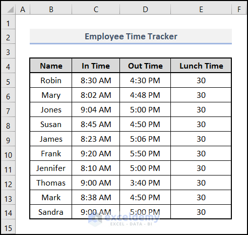 how to subtract 30 minutes from a time in excel
