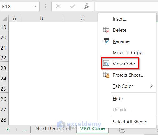 Apply Excel VBA to Tab Order of Certain Cells
