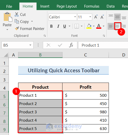 Suitable Ways to Undo and Redo in Excel