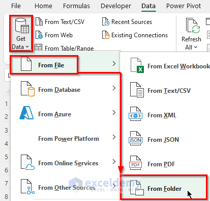 import files from folder to merge two tables and remove duplicates in excel