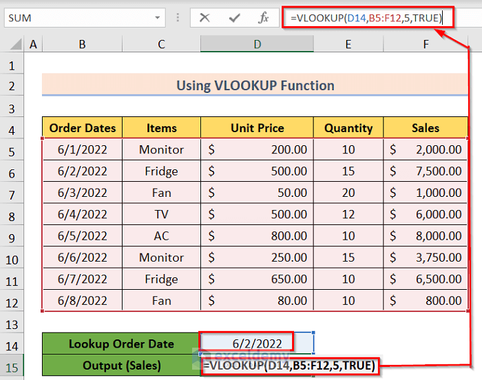 Inserting Formula to Return Value If Date Within a Range