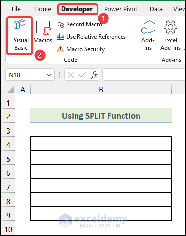 Using SPLIT Function to Read Text File into Array in VBA