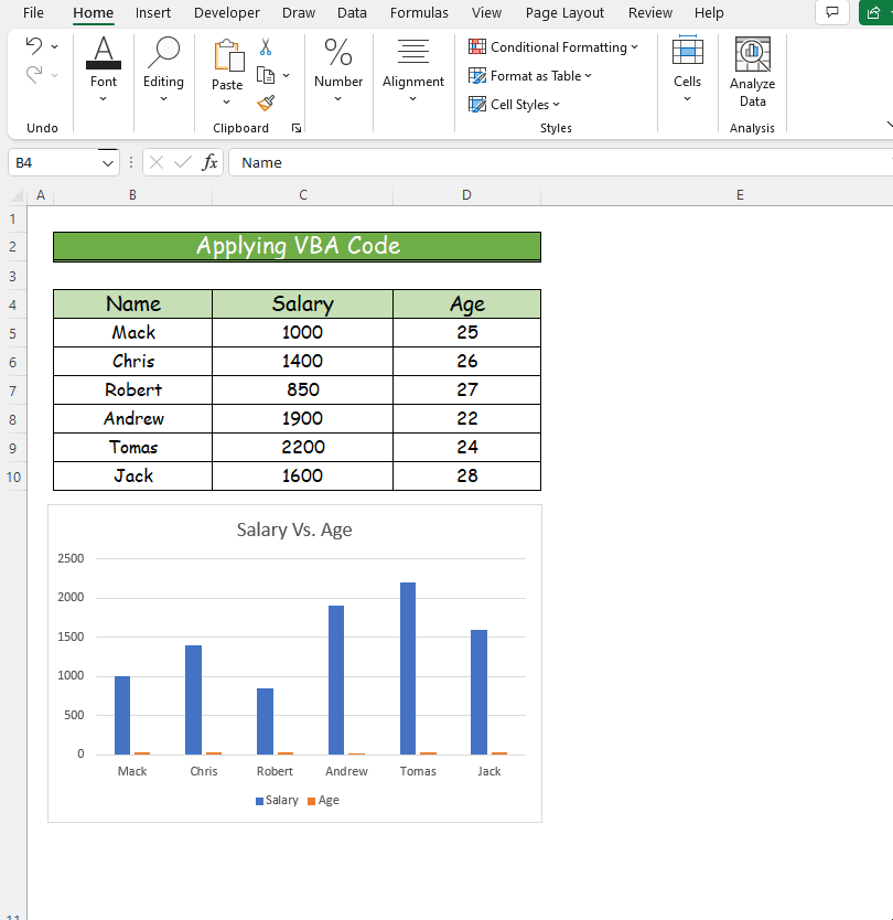 2 Suitable Solutions If Vary Colors by Point Is Not Available in Excel