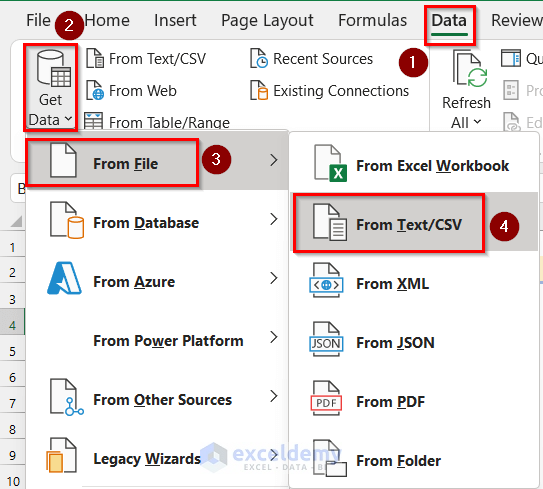 Importing CSV File into Excel to Remove Commas from CSV File