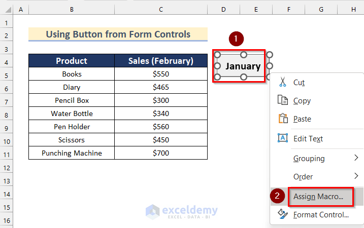 Creating Link to Another Sheet to Create Button Using Shape