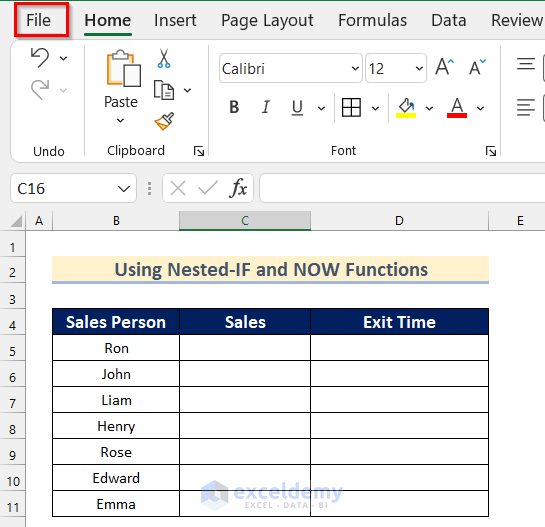 Enabling Iterative Calculation to Add Time in Excel Automatically