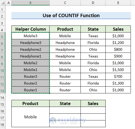 Copying Values for VLOOKUP with Multiple Criteria and Multiple Results