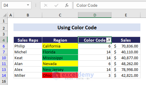 Filter by multiple color in Excel