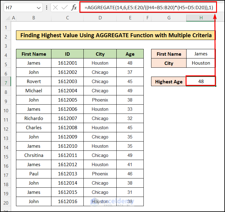 How To Use Excel AGGREGATE Function With Multiple Criteria how-to-use-excel-aggregate-function-with-multiple-criteria