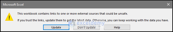 Update Values While Reopening File to solve Excel Links Not Updating Unless Source Open issue