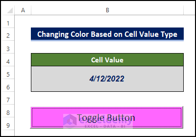 change color for date input