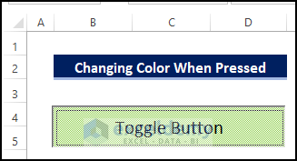 toggle button color changed 