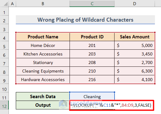 Excel VLOOKUP Partial Match Not Working