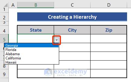 Get option from drop-down list