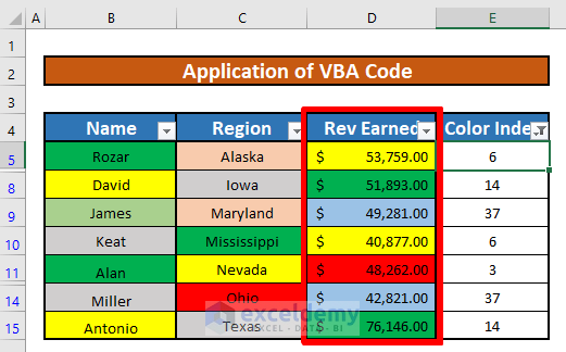 Run VBA Code to Filter by Multiple Colors in Excel