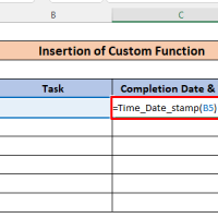 How to insert Current Data and Time in Excel