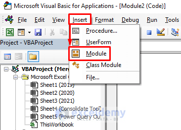 Using VBA to Merge Multiple Sheets in Excel