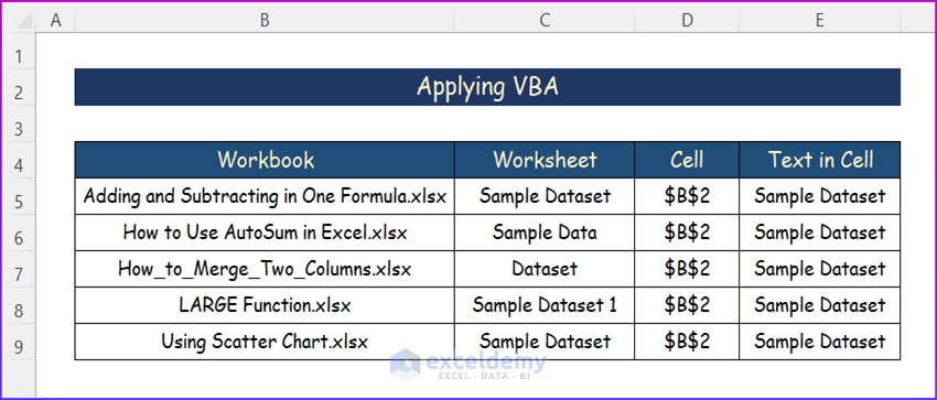 Applying VBA to Search Text in Multiple Excel Files