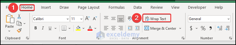 try wrapping text to solve the problem of “Excel cutting off text when printing to PDF”