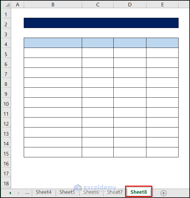 excel vba cleared contents of sheet