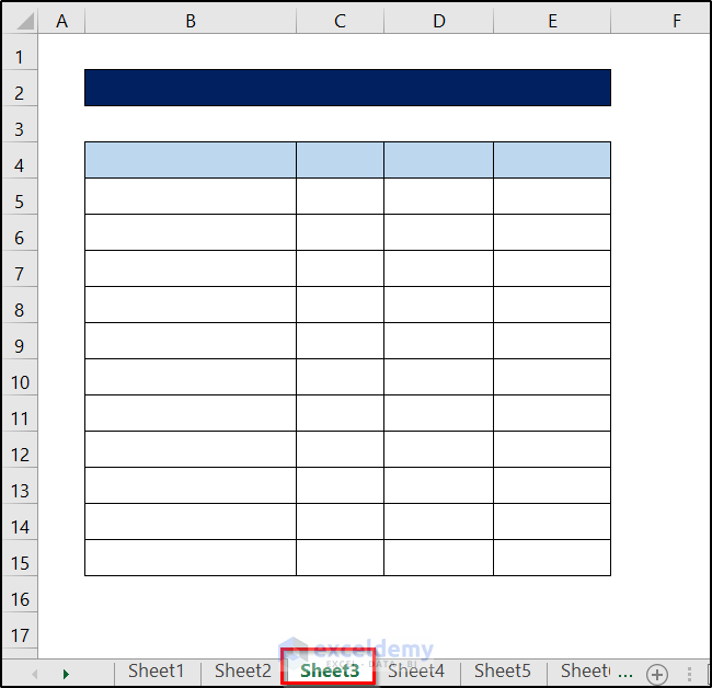 excel vba clear contents of specific sheet