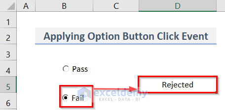 Assigning the Selected Option in Excel VBA