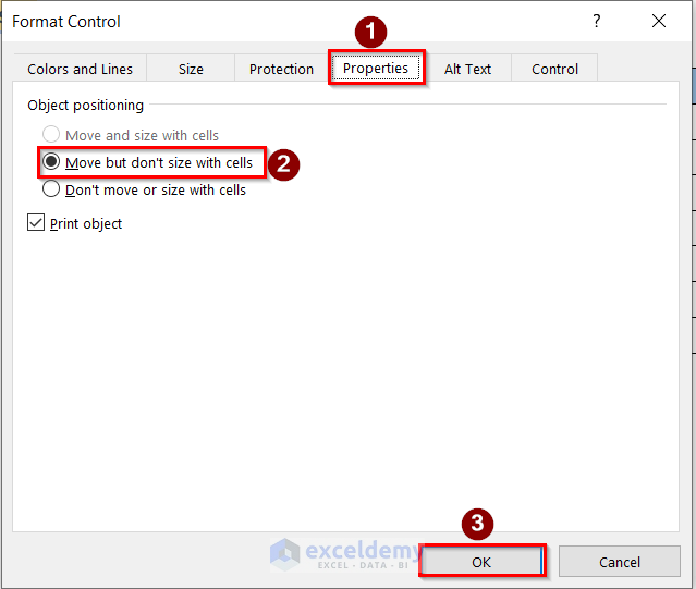 Using Format Control Dialog box to Insert Excel VBA Radio Button Input Box