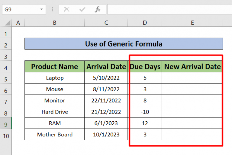 How to Add and Subtract Dates in Excel (4 Easy Methods)