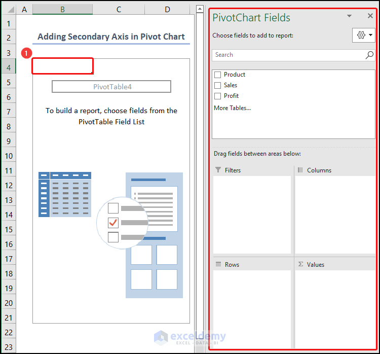 Bringing up the PivotTable Fields Task Pane