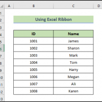 how to align columns in Excel