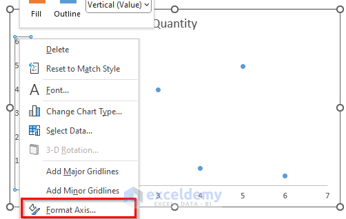 format axis to break the axis scale in excel