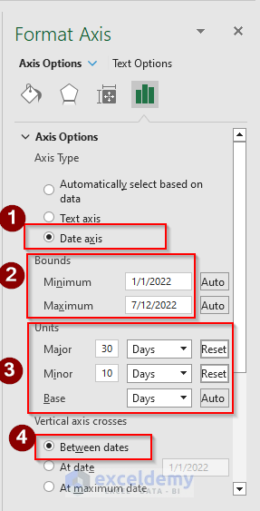 Dealing with Format Axis Window