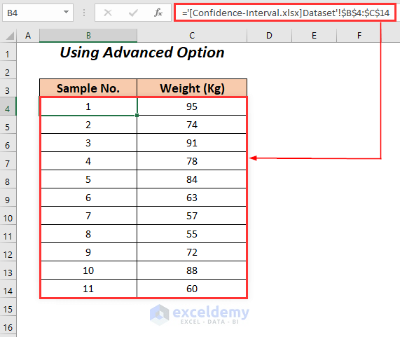 Using Advanced Option to Disable Automatic Update of Links in Excel